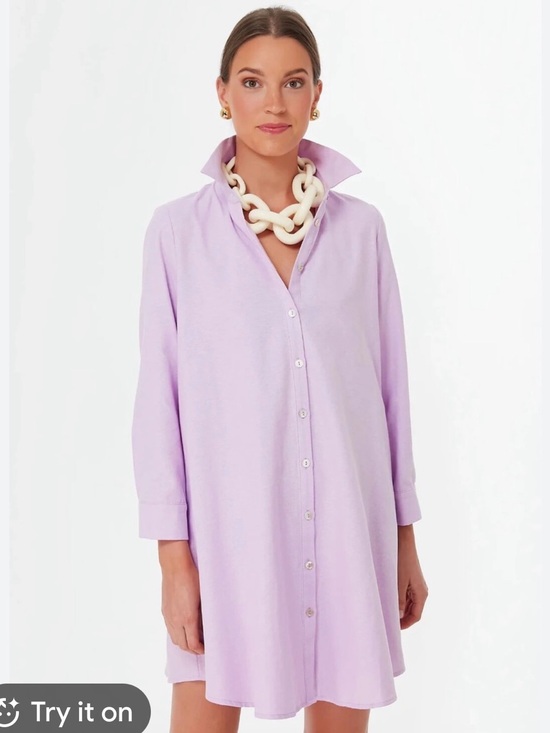 Pomander Place Dresses & Skirts - Tuckernuck Pomander Place Lavender Button-Down Dress